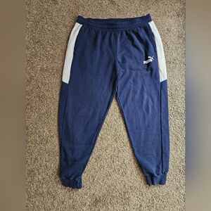 Puma Mens Blue Joggers